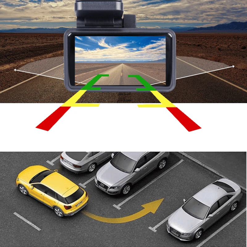 Kamera samochodowa 4K z czujnikiem wstrząsów i trybem parkingowym Lemon Vision F50